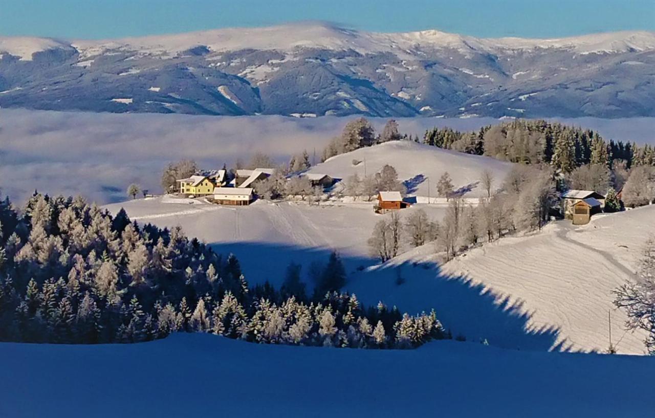 Bauernhof Pension Juri Obergösel Exteriör bild